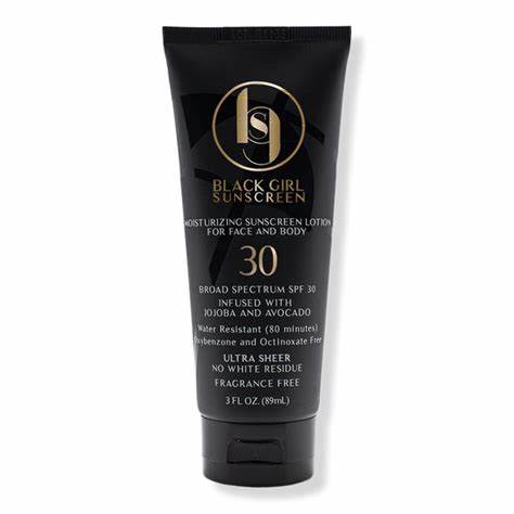 Black Girl Sunscreen Moisturizing Sunscreen Lotion For Face and Body