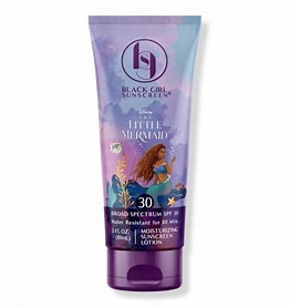 Black Girl Sunscreen Little Mermaid