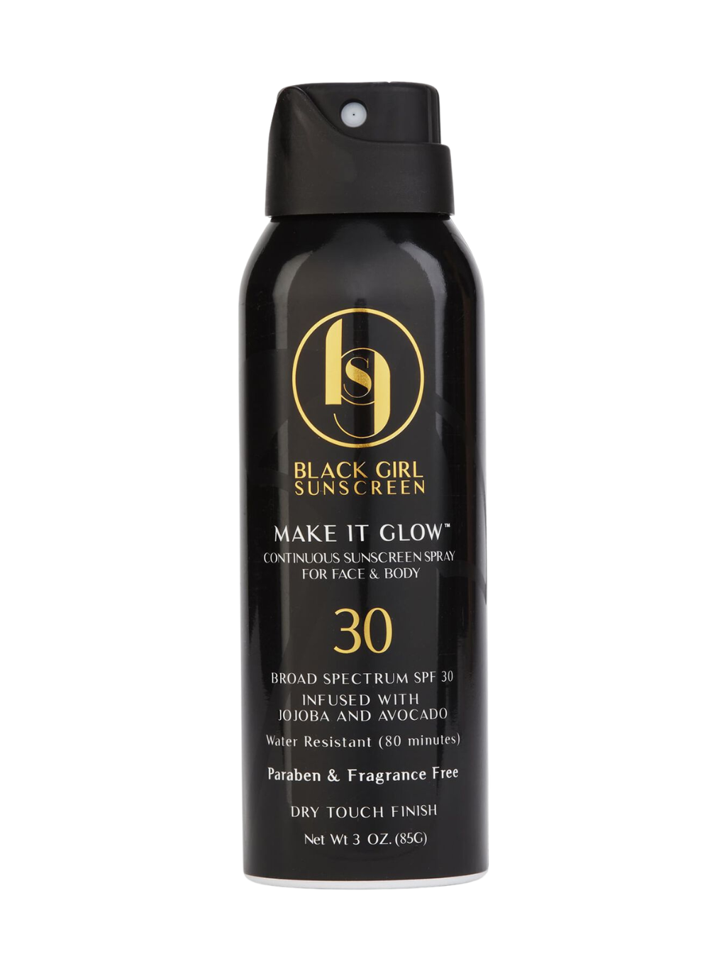 Black Girl Sunscreen Make It Glow Sunscreen Spray For Face And Body 173ml