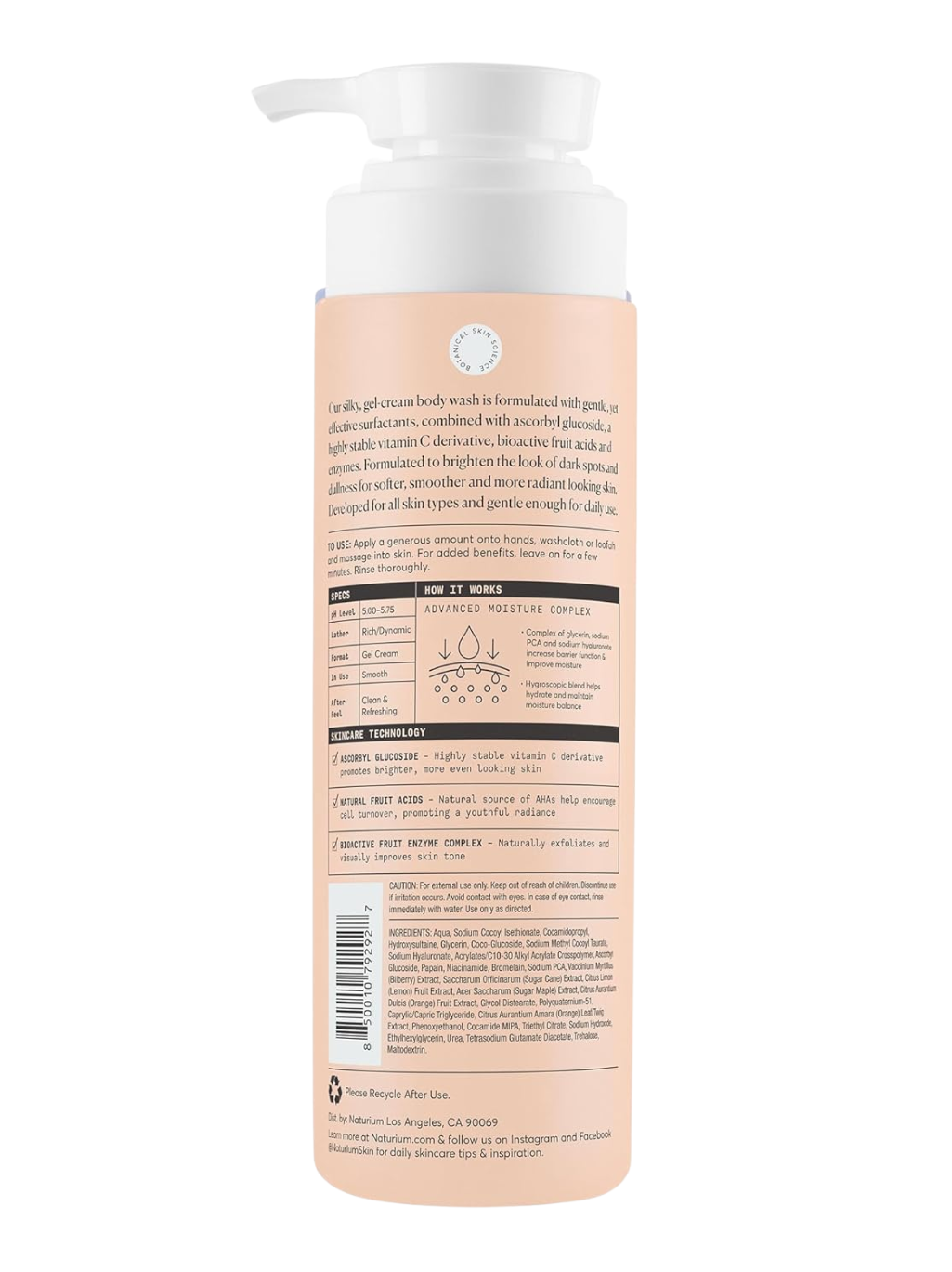 Naturium The Brightener Vitamin C Body Wash 500ml