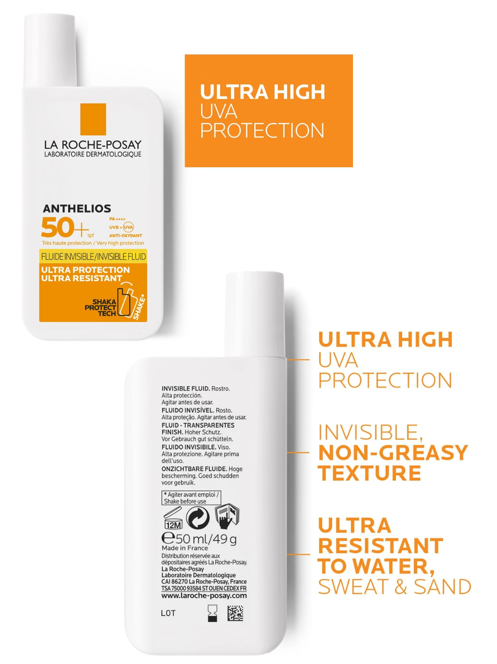 La Roche Posay Anthelios Invisible Fluid UVMUNE400 - 50ml