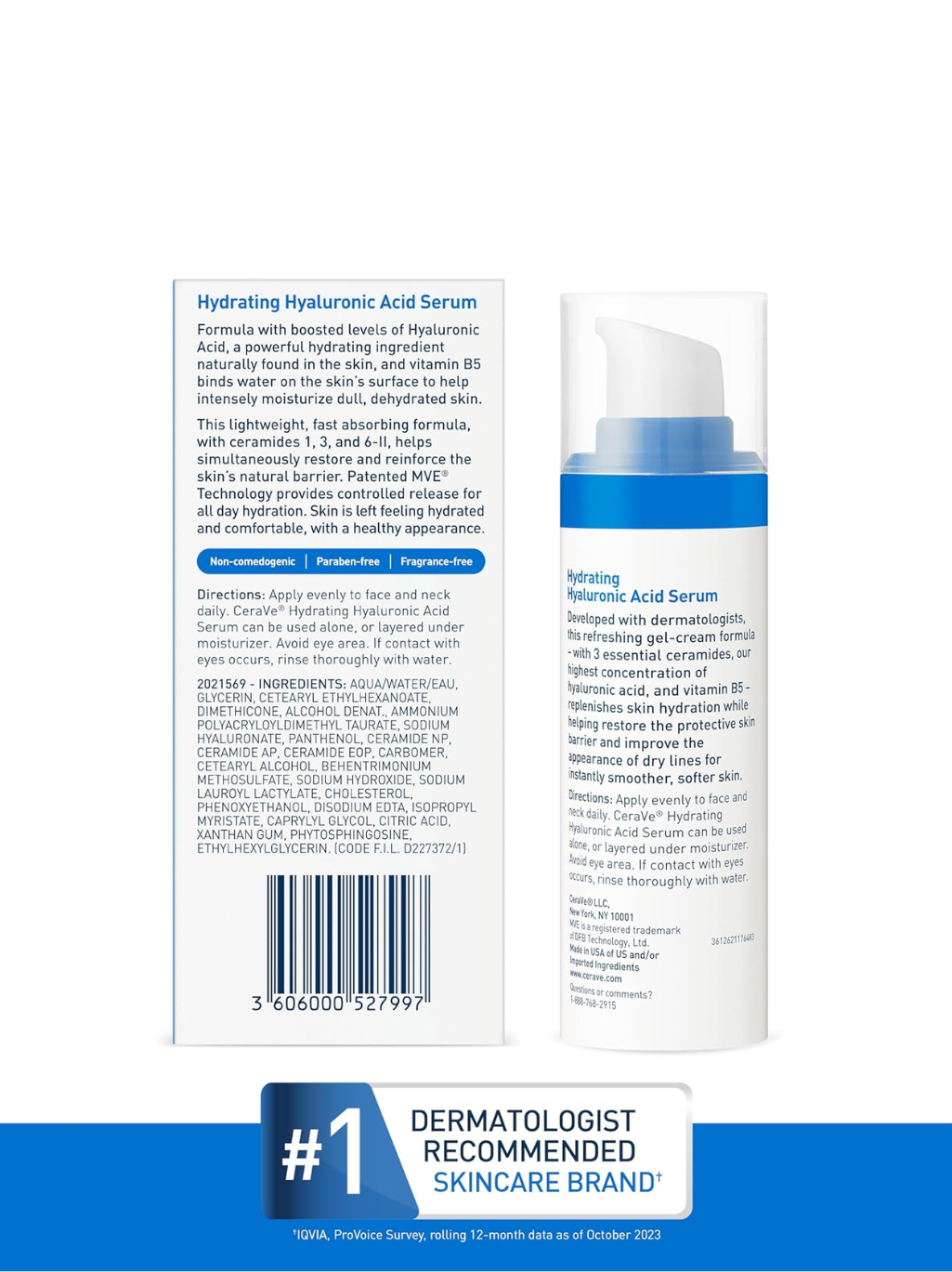 Cerave Hydrating Hyaluronic Acid Serum 30ml