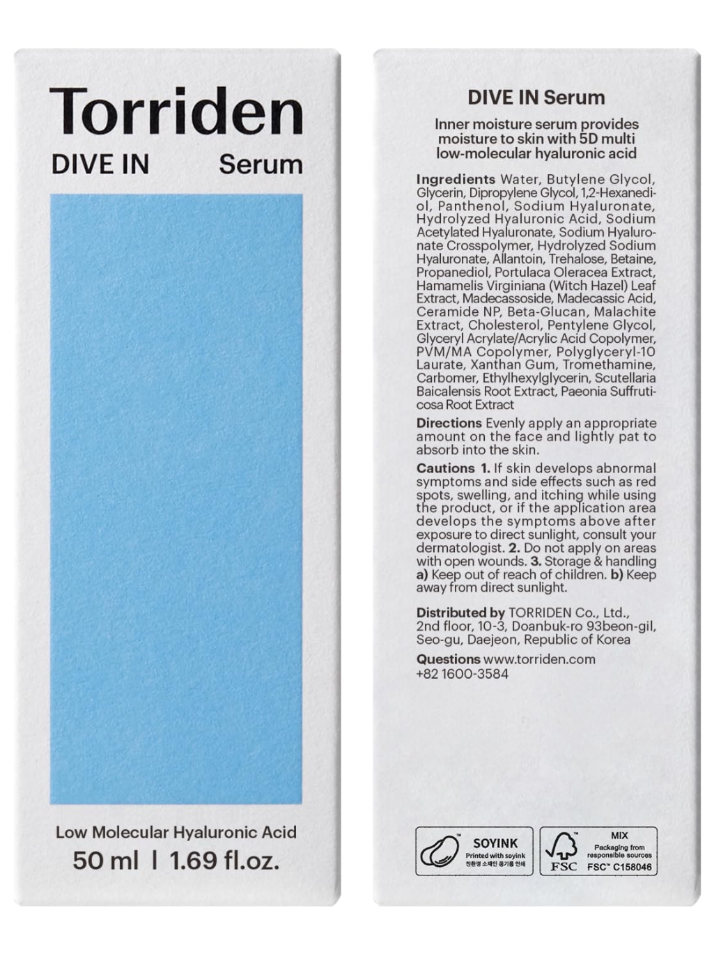 Torriden Dive in serum 30ml