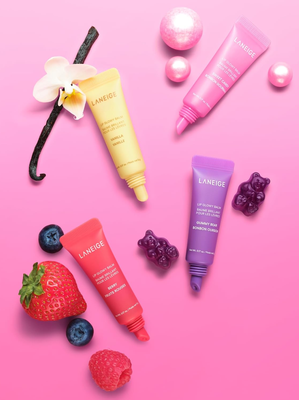Laneige Mini Lip Glowy Balm Set
