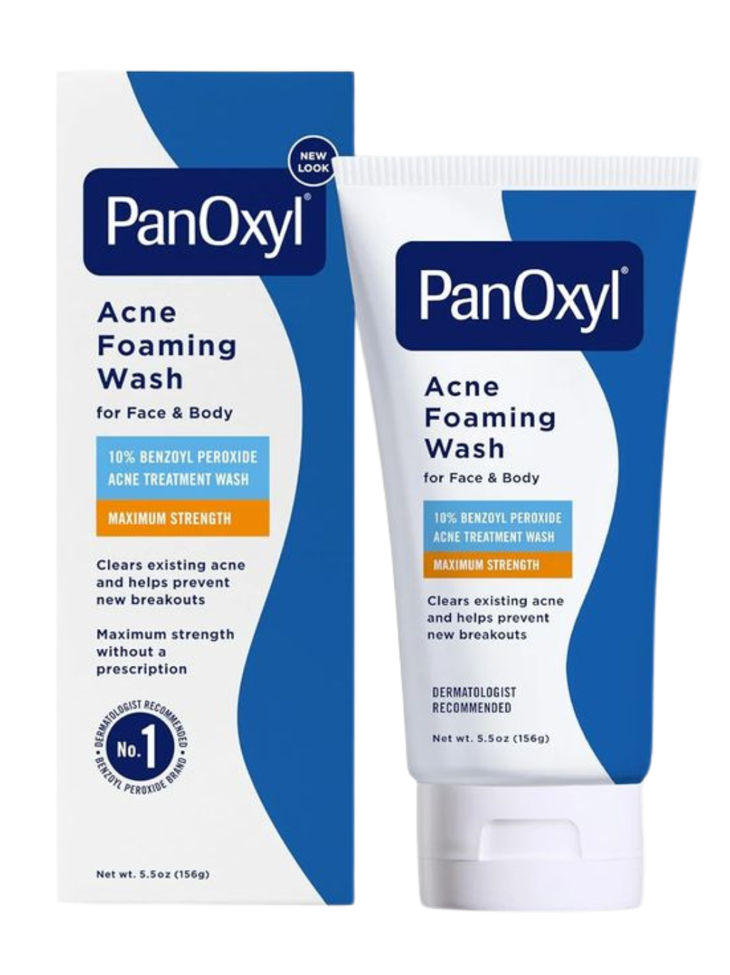 PanOxyl Acne Foaming Wash 10% Benzoyl Peroxide Maximum Strength 118ml