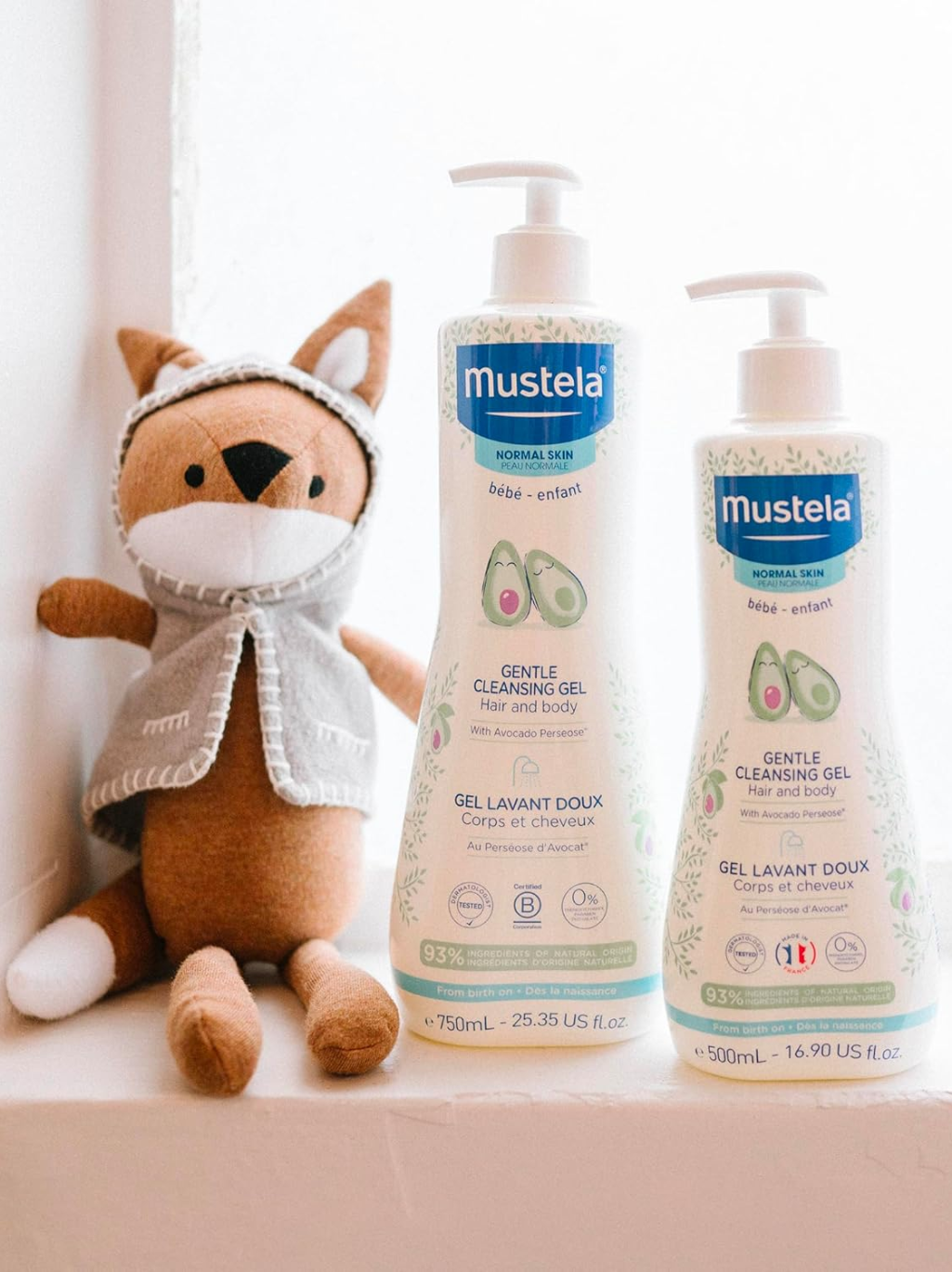 Mustela Gel Lavant Doux Corps et Cheveux 500ml