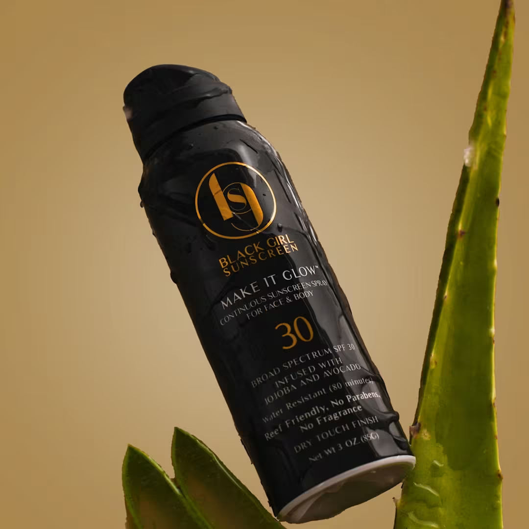 Black Girl Sunscreen Make It Glow Sunscreen Spray For Face And Body 173ml