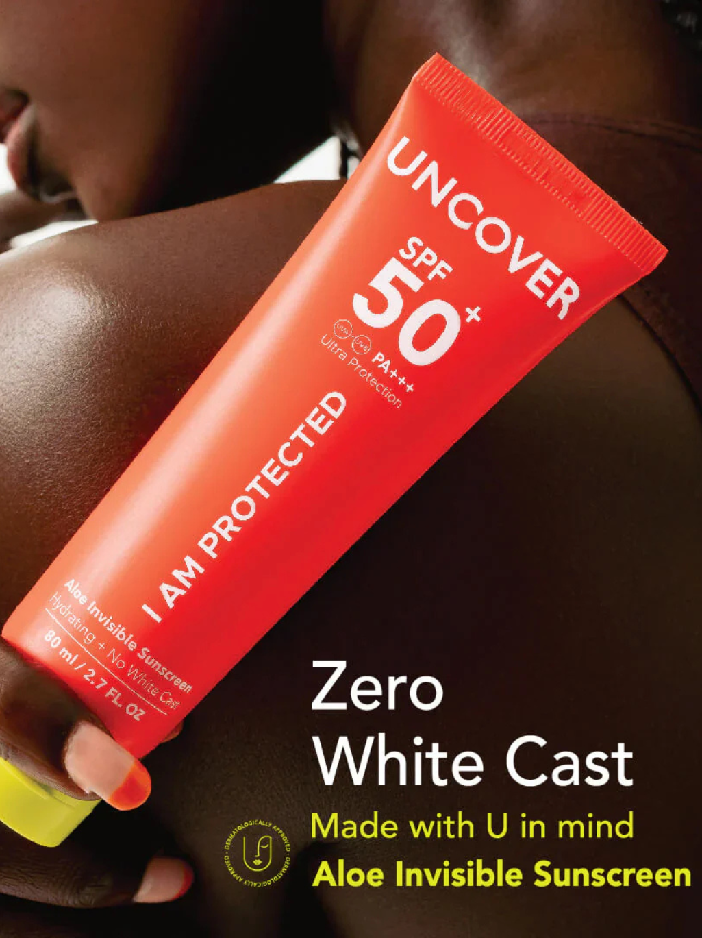Uncover Aloe Invisible Sunscreen SPF 50+80g