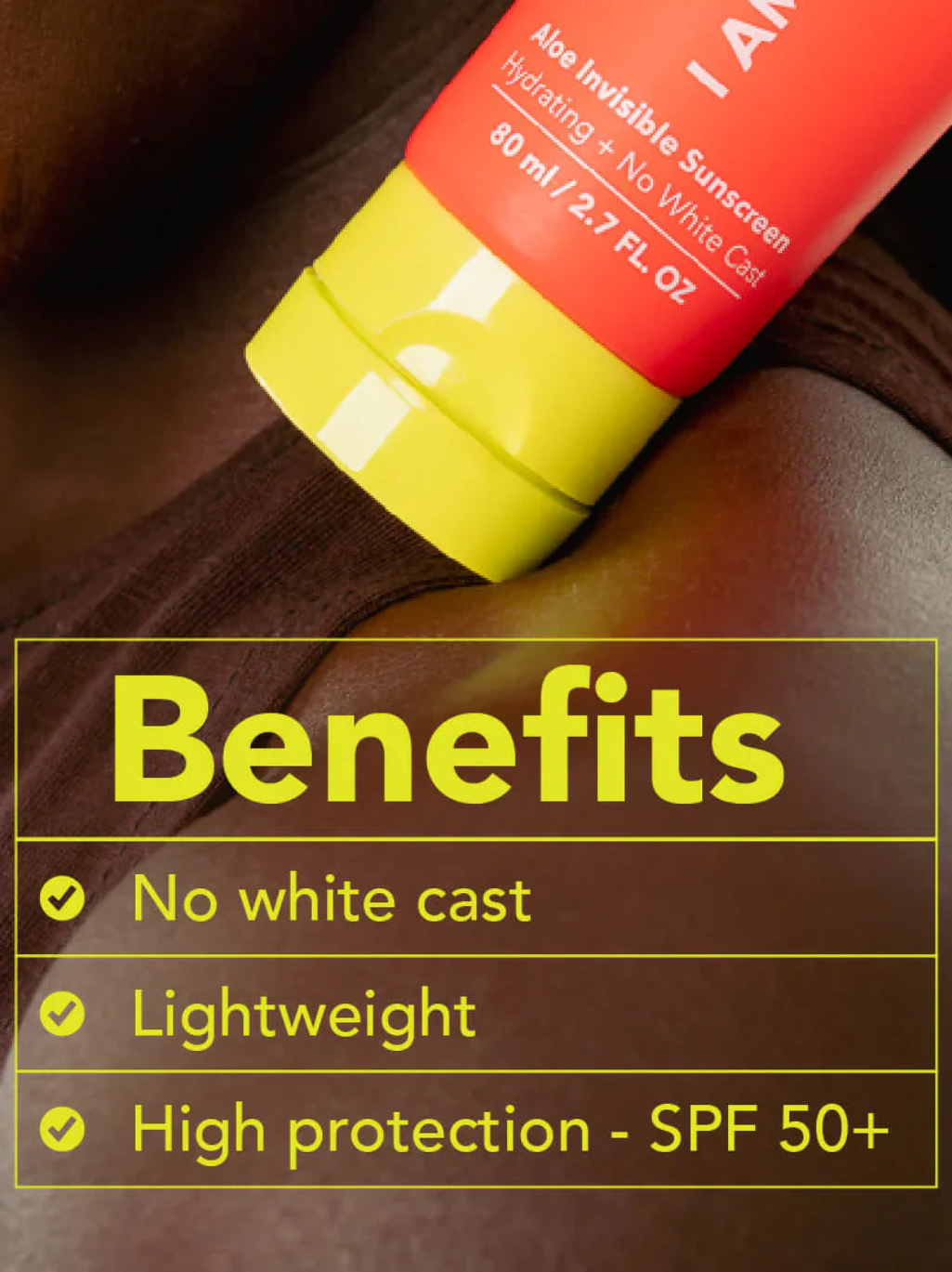 Uncover Aloe Invisible Sunscreen SPF 50+80g