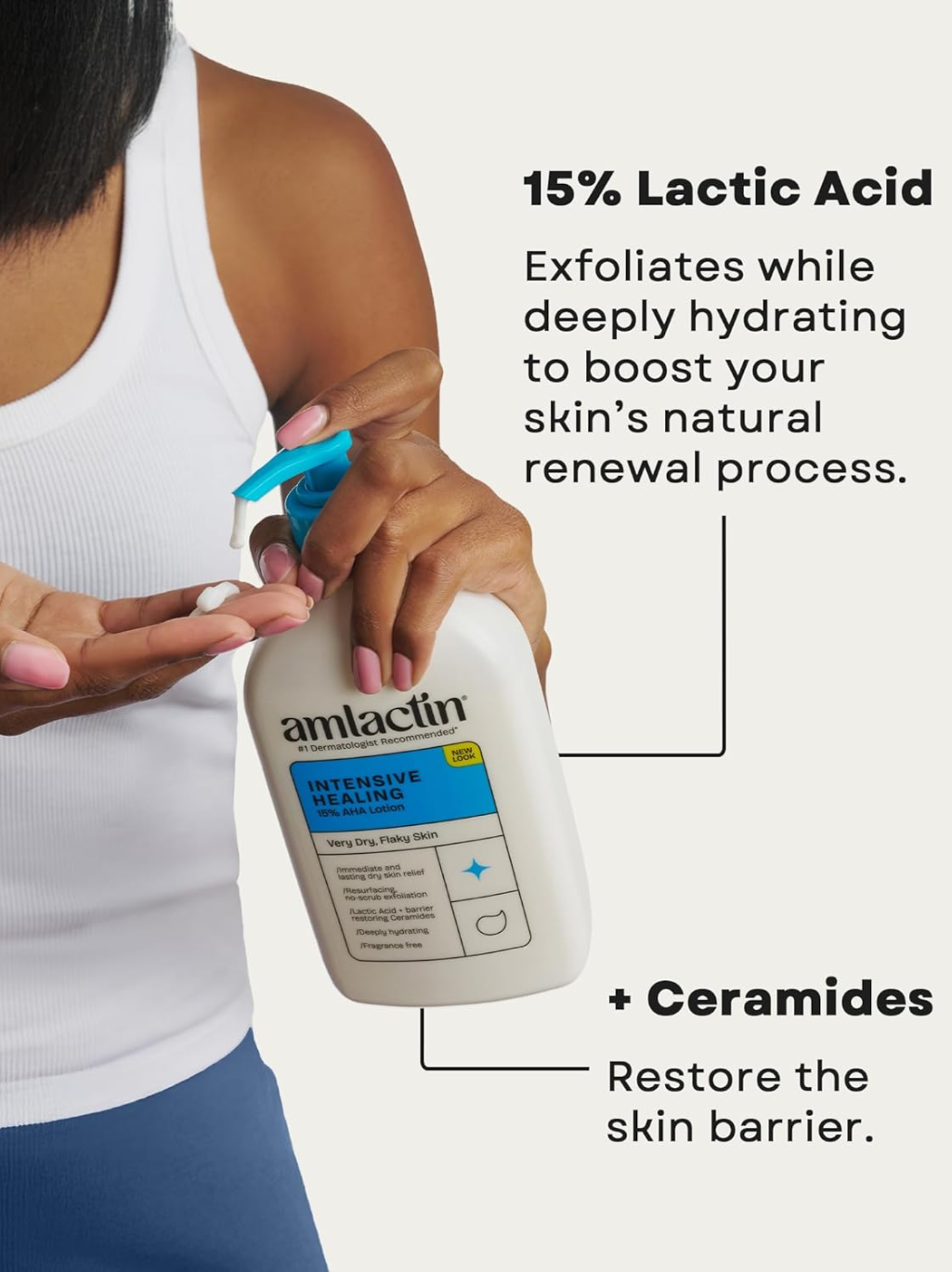 AmLactin Intensive Healing 15% Lactic Acid 225g