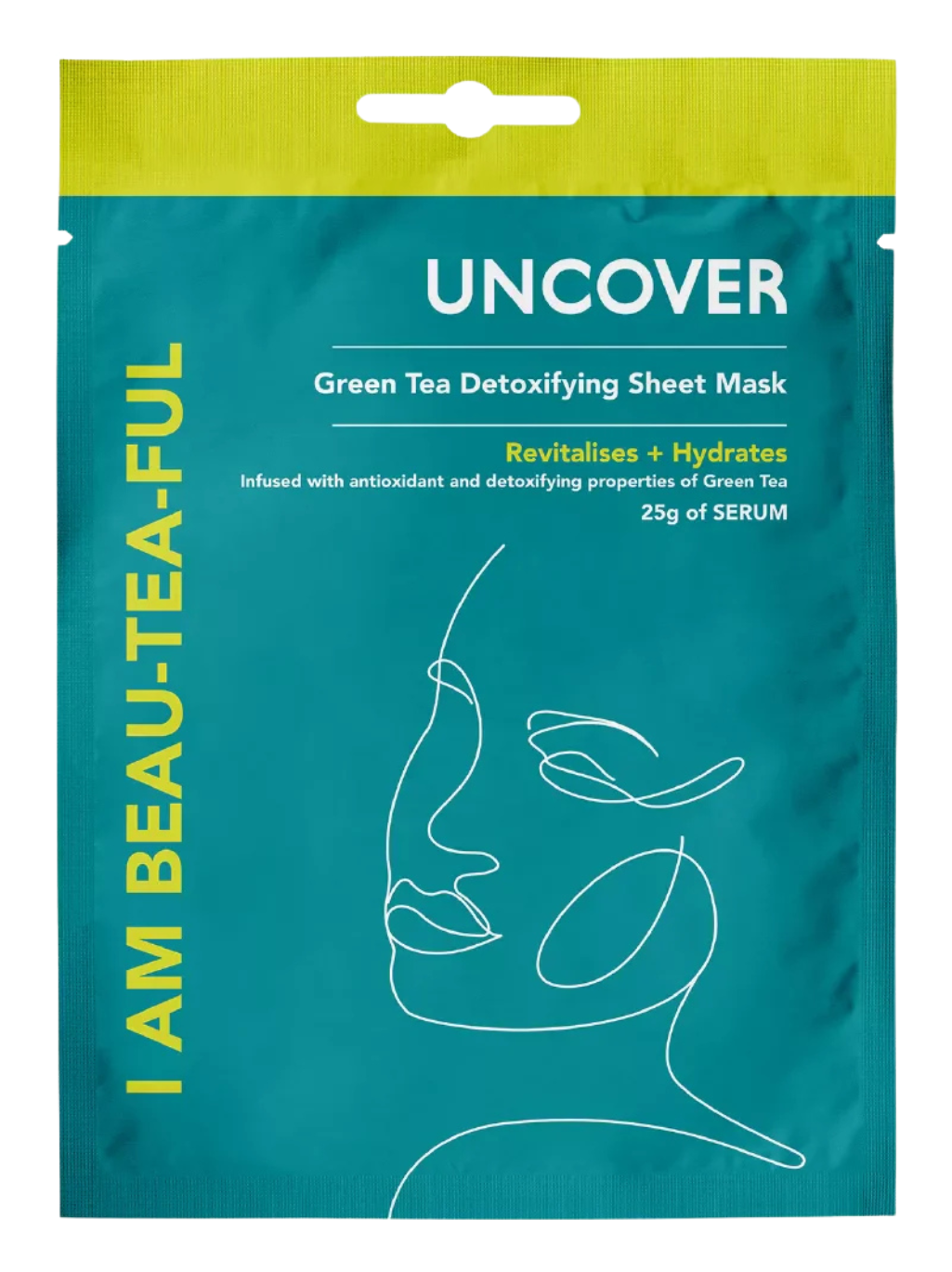 Uncover Green Tea Detoxifying Sheet Mask