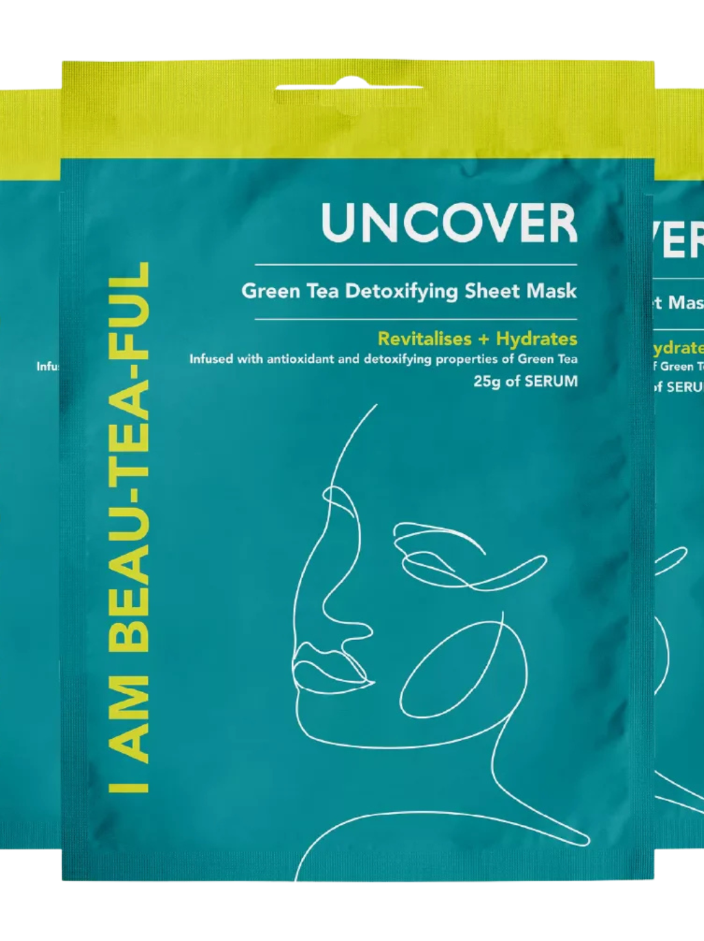 Uncover Green Tea Detoxifying Sheet Mask