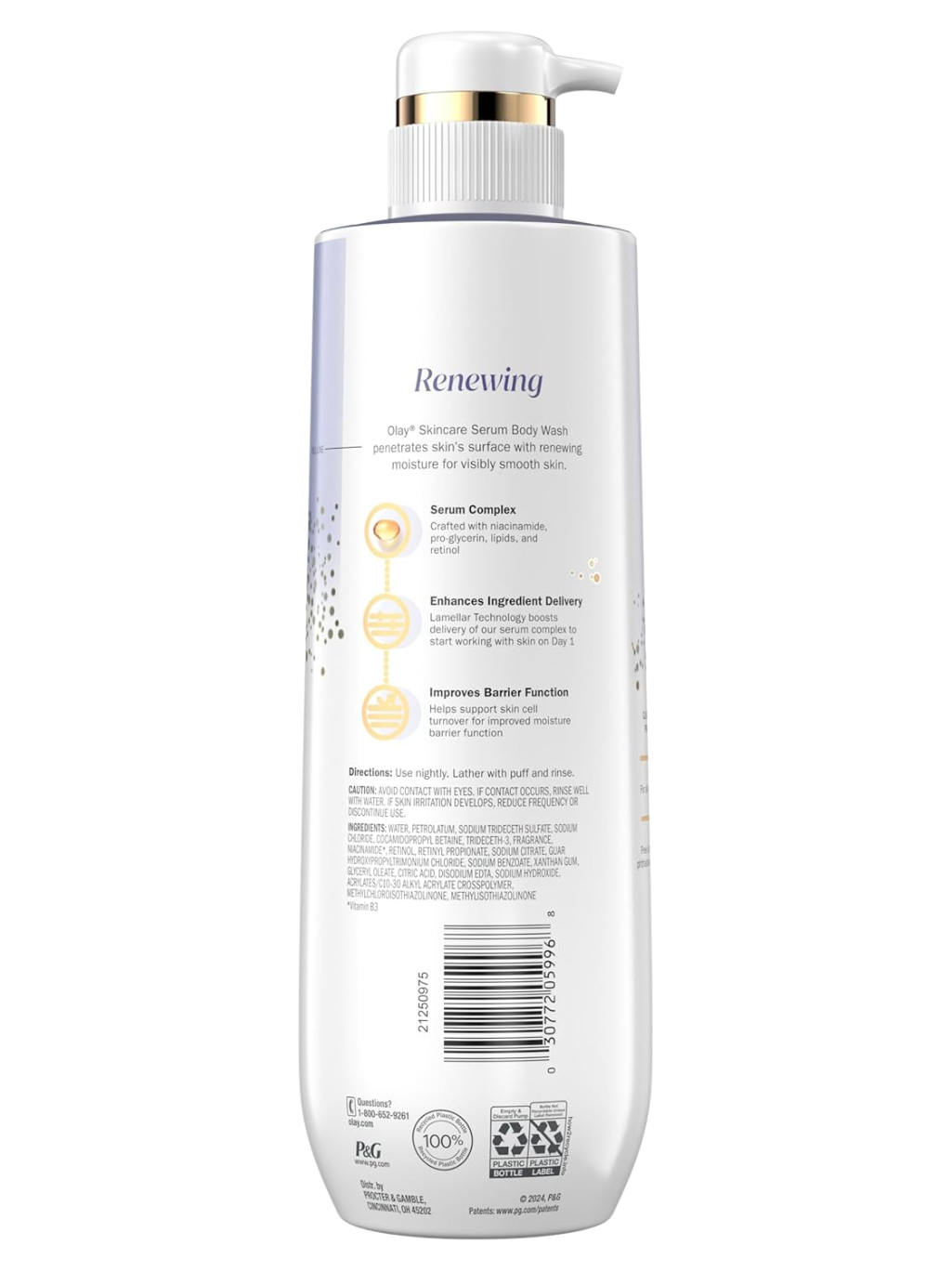 Olay Renewing Retinol Serum Complex Body Wash 591ml