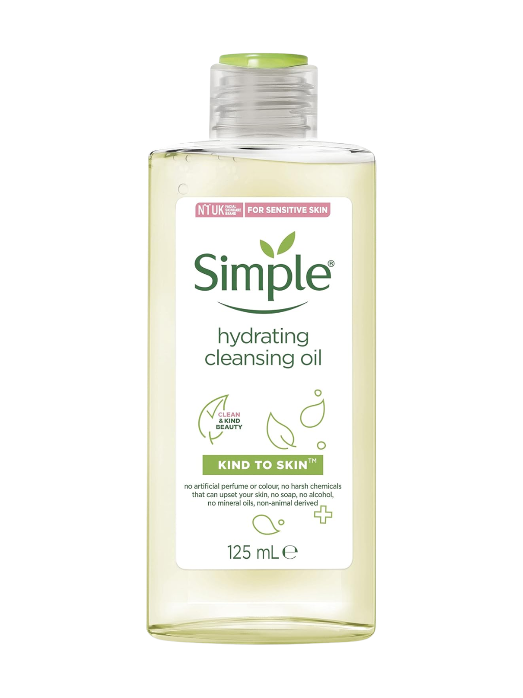 Simple Hydrating Cleansing Oil Kind To Skin 125ml