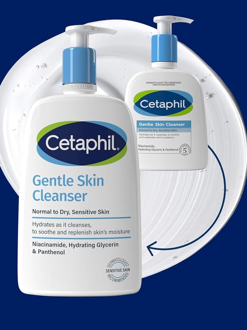 Cetaphil Gentle Skin Cleanser Normal to Dry, Sensitive Skin 473ml