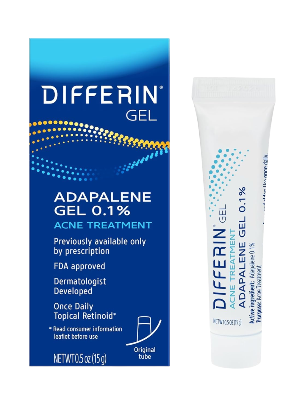 Differin Gel Adapalene Gel 0.1% 30g