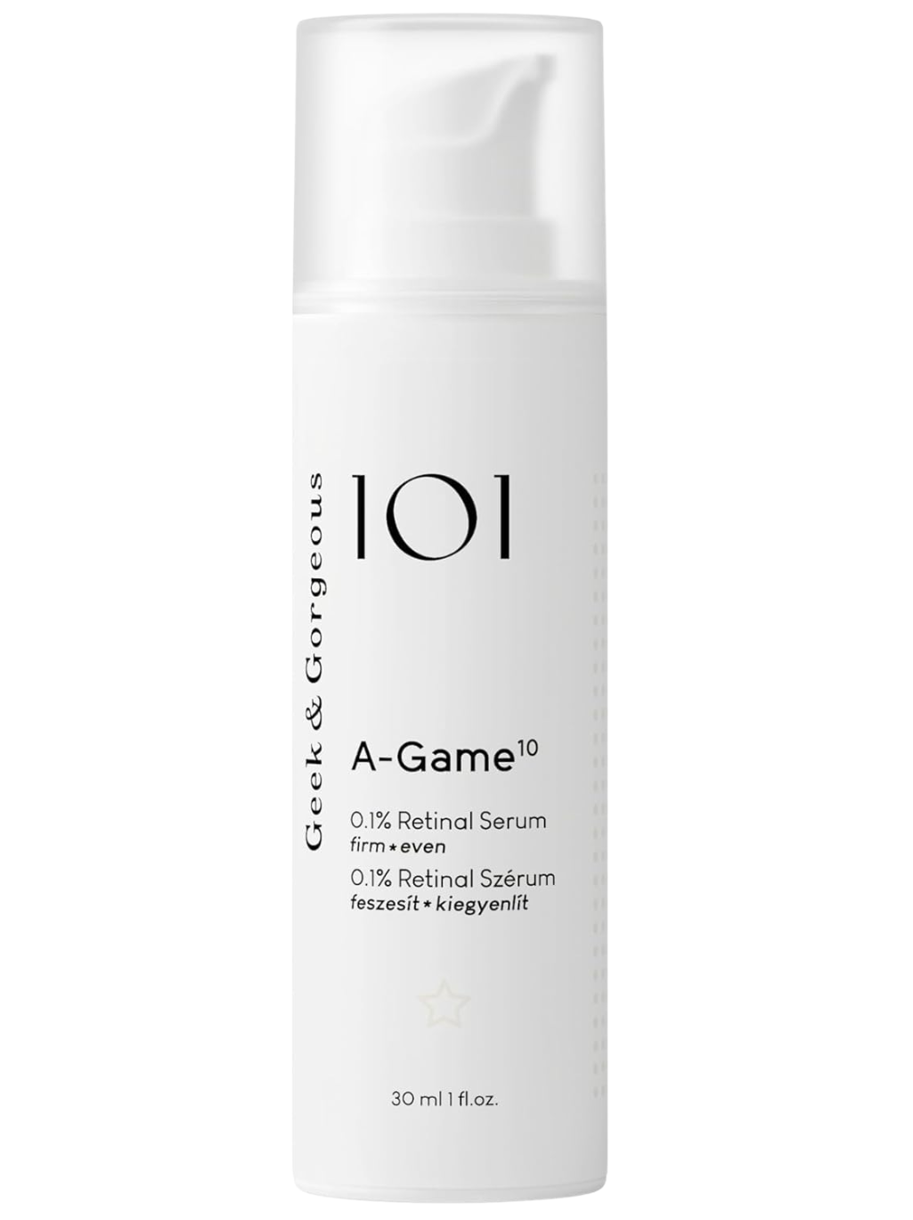 Geek & Gorgeous 0.1% Retinal Serum 30ml