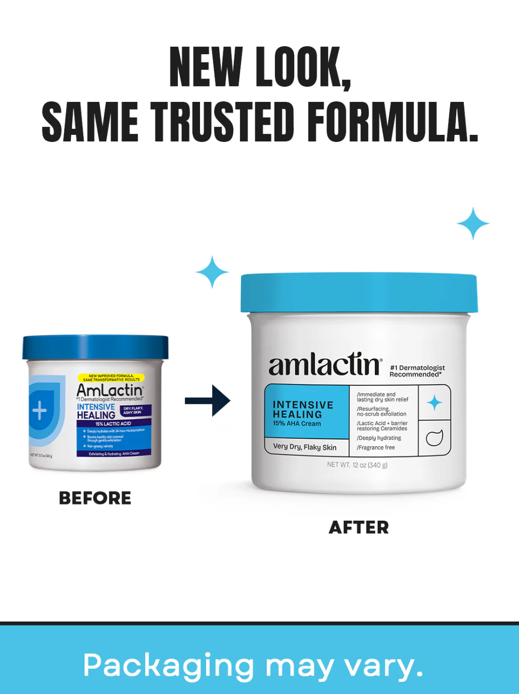 Amlactin Intensive Healing Cream 15% Lactic Acid 340ml