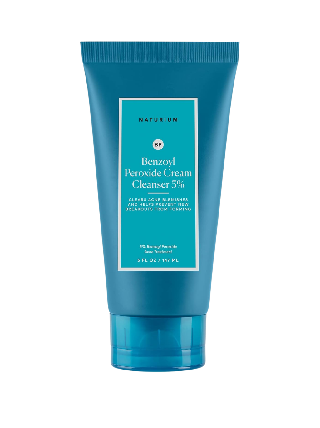 Naturium Benzoyl Peroxide Cream Cleanser 5%147ml