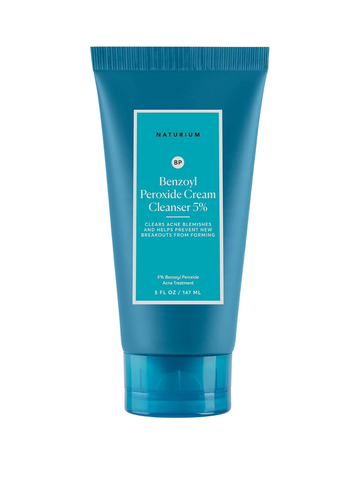 Naturium Benzoyl Peroxide Cream Cleanser 5%147ml