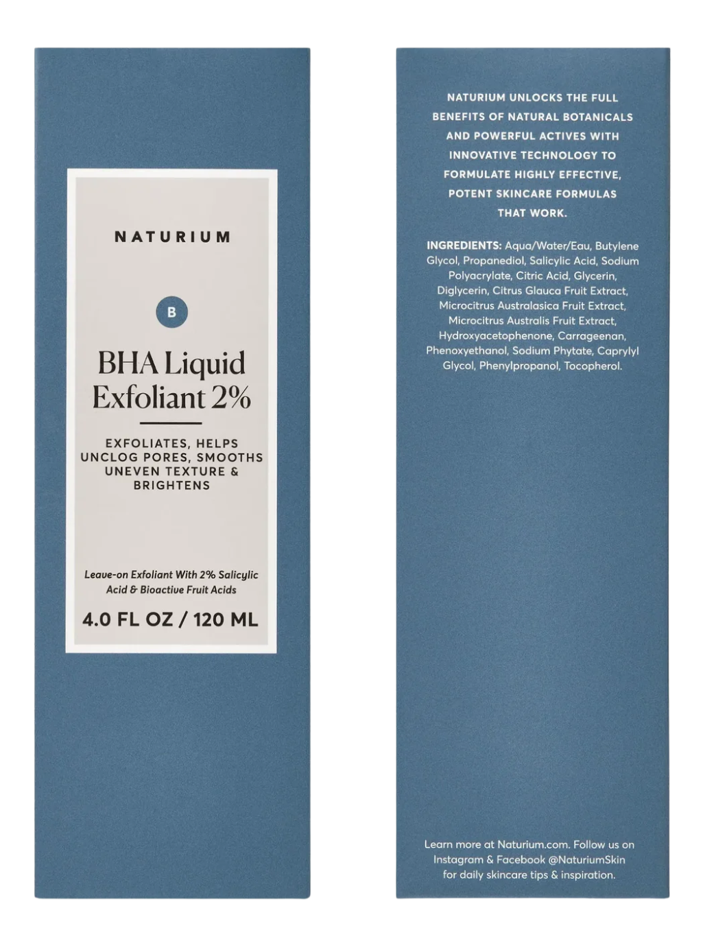 Naturium BHA Liquid Exfoliant 2%120ml