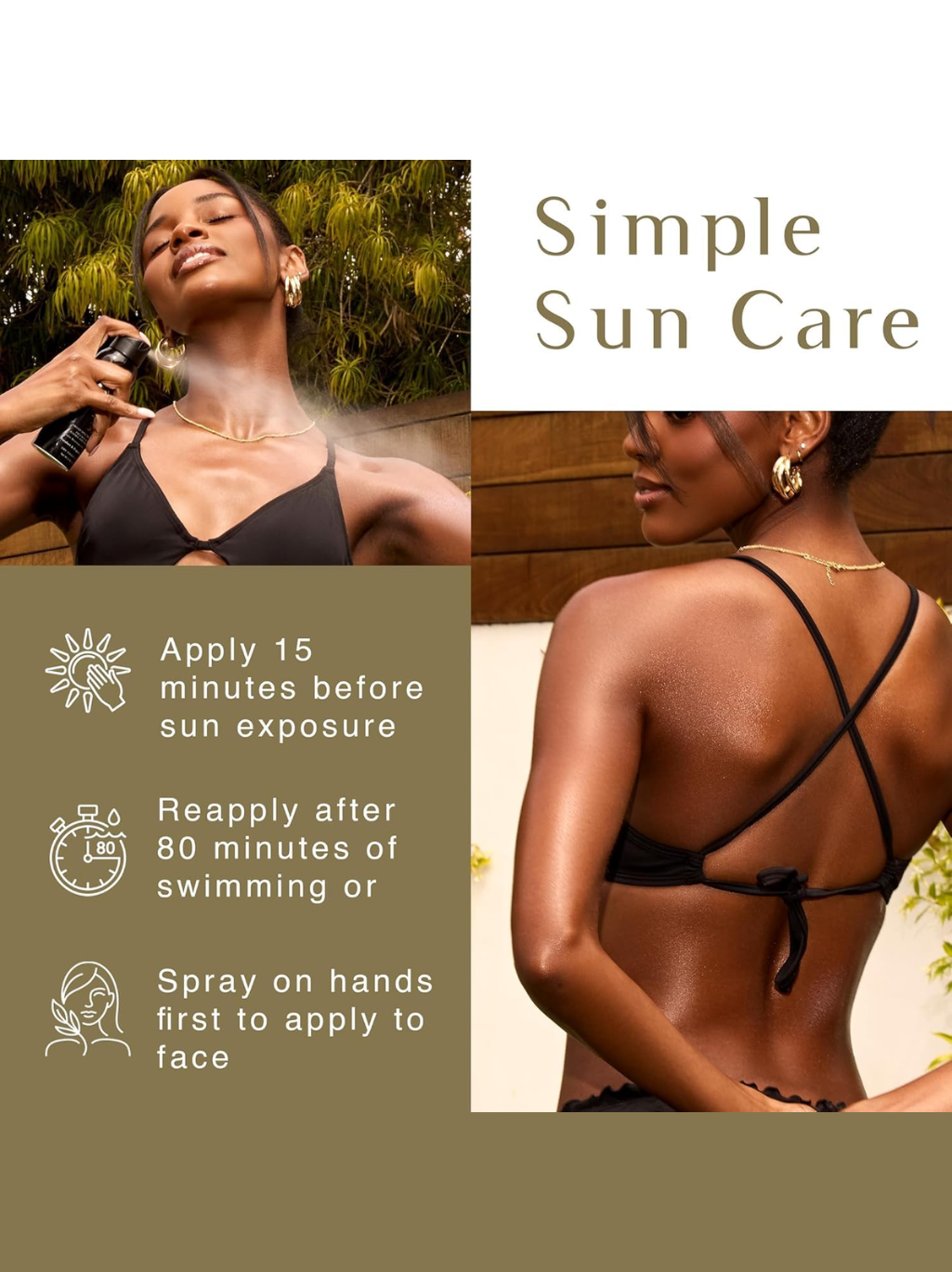 Black Girl Sunscreen Make It Glow Sunscreen Spray For Face And Body 173ml