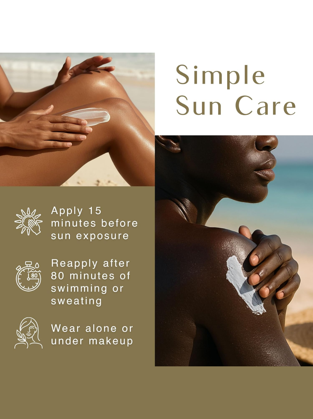 Black Girl Sunscreen Moisturizing Sunscreen Lotion For Face and Body 89ml