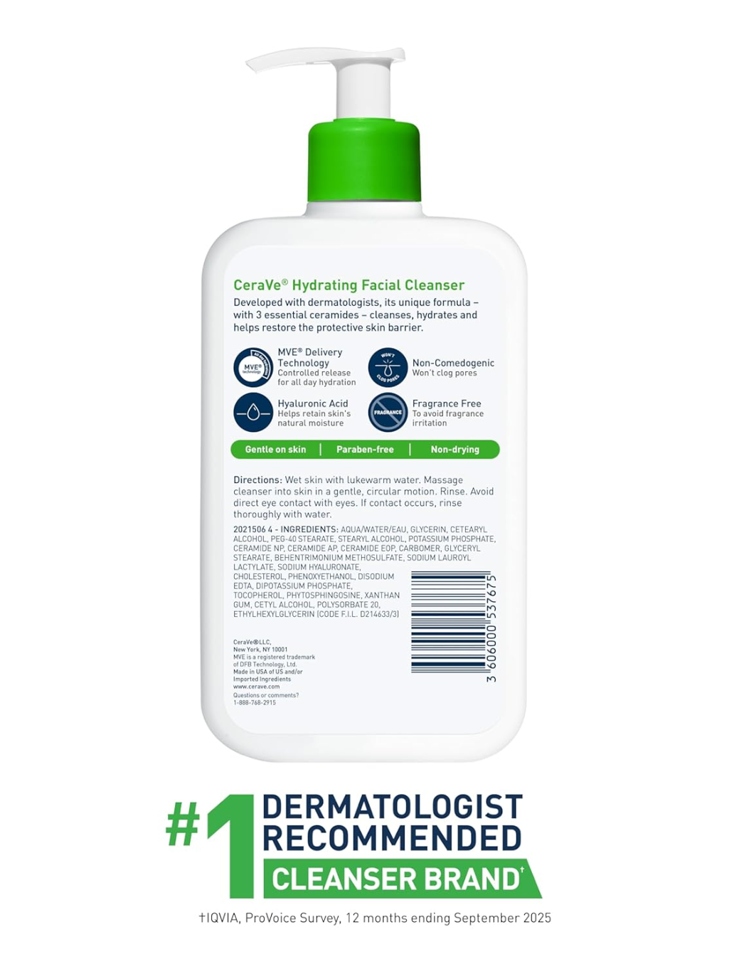 CeraVe Hydrating Cleanser 473ml