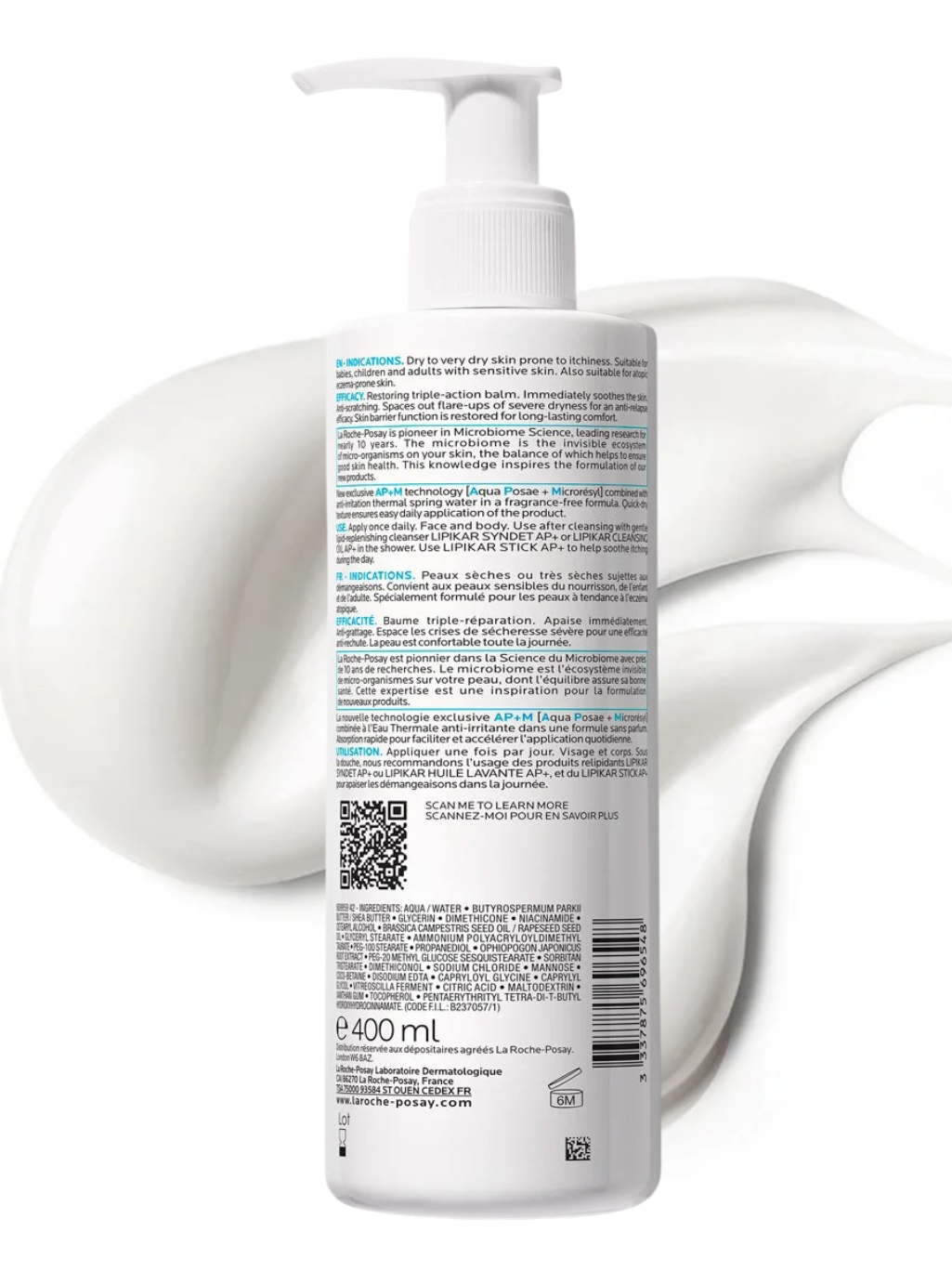 La Roche Posay Lipikar Baume AP+M Triple Action Balm 400ml
