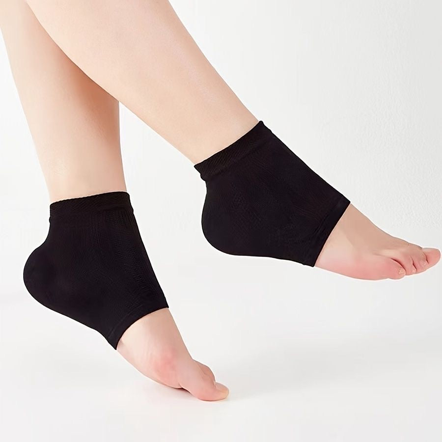 Silicone Heel Guard Moisturising Foot Socks