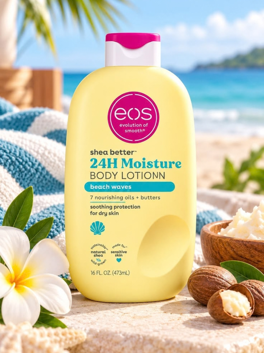 EOS Beach Wave Body  Lotion  473ML