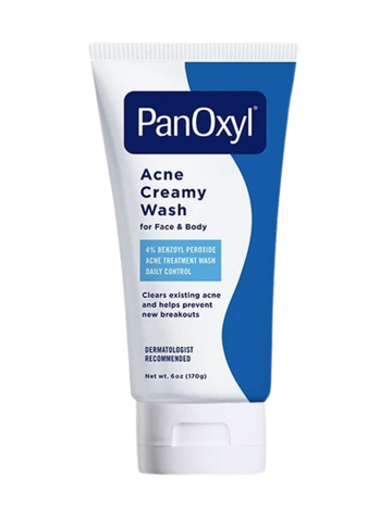 PanOxyl Acne Creamy Wash  4% Benzoyl Peroxide Daily Control 118ml