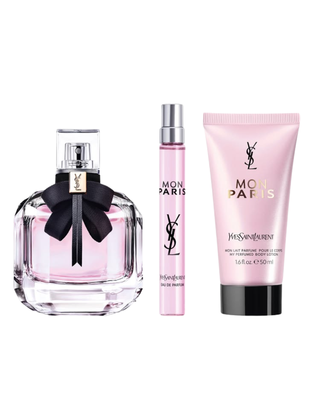 YSL Mon Paris EDP Women's Gift Set Spray (50ml) with Perfumed Body Lotion
