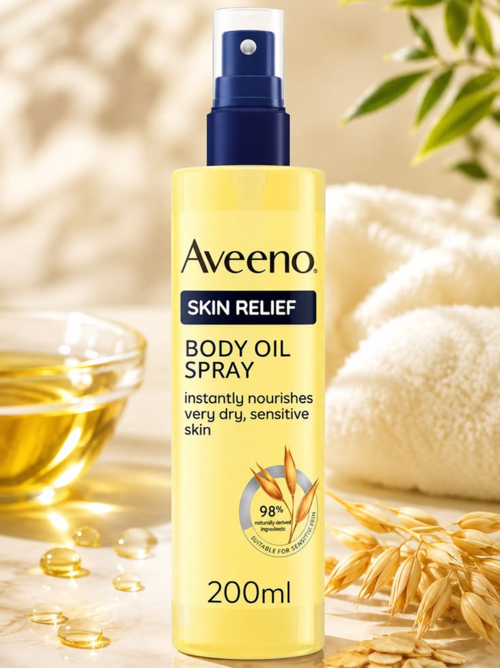 Aveeno Skin Relief Body Oil Spray 200ml