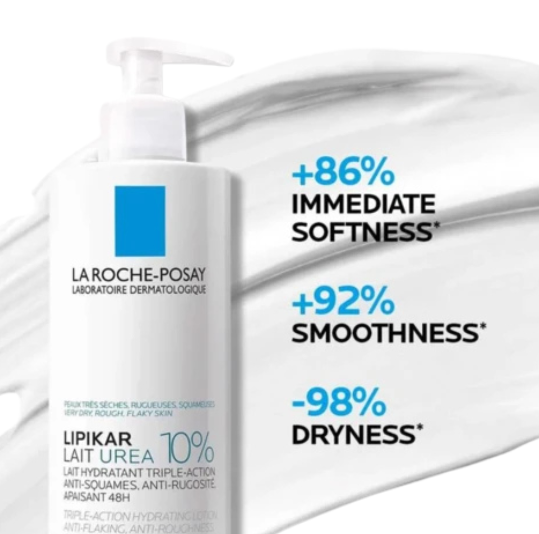 Laroche Posay  Lait Urea 10% Triple Action Lotion 400ml