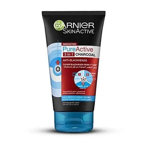 Garnier Pure Active 3 in 1 Charcoal 150ml