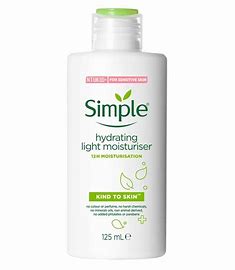 New Simple Hydrating Light Moisturiser 125ml