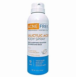 Acne Free Salicylic Acid Body Spray