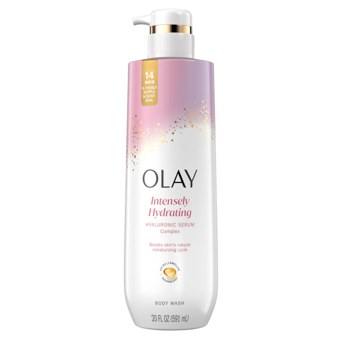 Olay Intensely Hydrating Hyaluronic Serum Body Wash 591ml