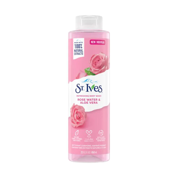 St. Ives Rose Water & Aloe Vera Refreshing Body Wash