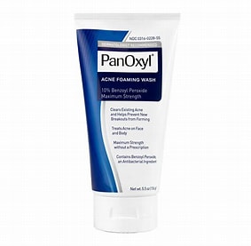 PanOxyl Acne Foaming Wash 10% Benzoyl Peroxide Maximum Strength 118ml