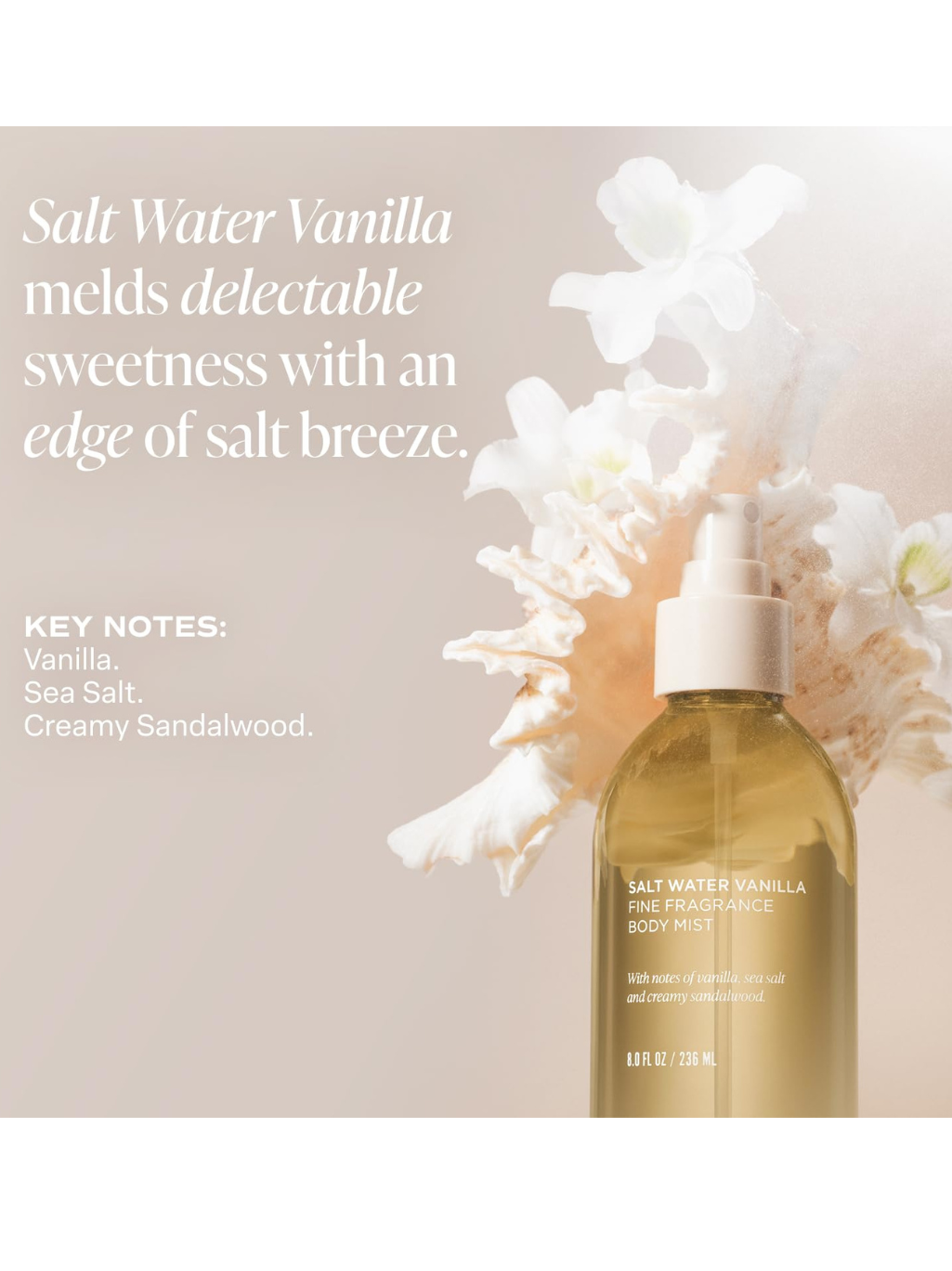 Saltair Salt Water Vanilla Body Mist